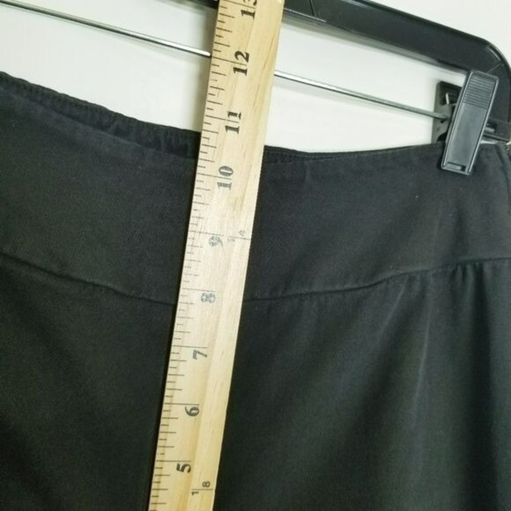 Cut Loose Black Side Zip Ankle Pants Wide Waist Band Stretchy NO POCKETS sz S - Picture 7 of 8